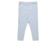 Mads Nørgaard Pumini leggings cashmere blå/vanilla ice stribet